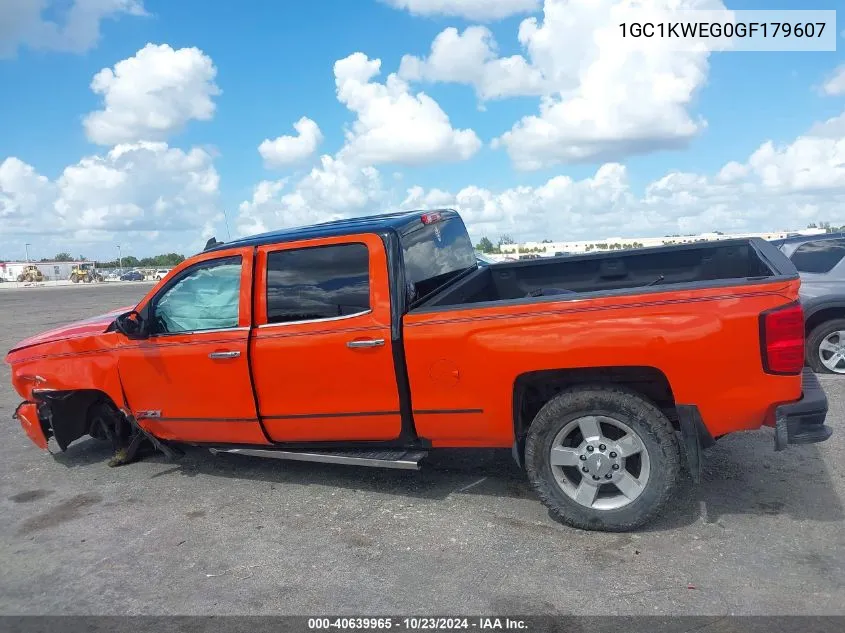 2016 Chevrolet Silverado 2500Hd Ltz VIN: 1GC1KWEG0GF179607 Lot: 40639965