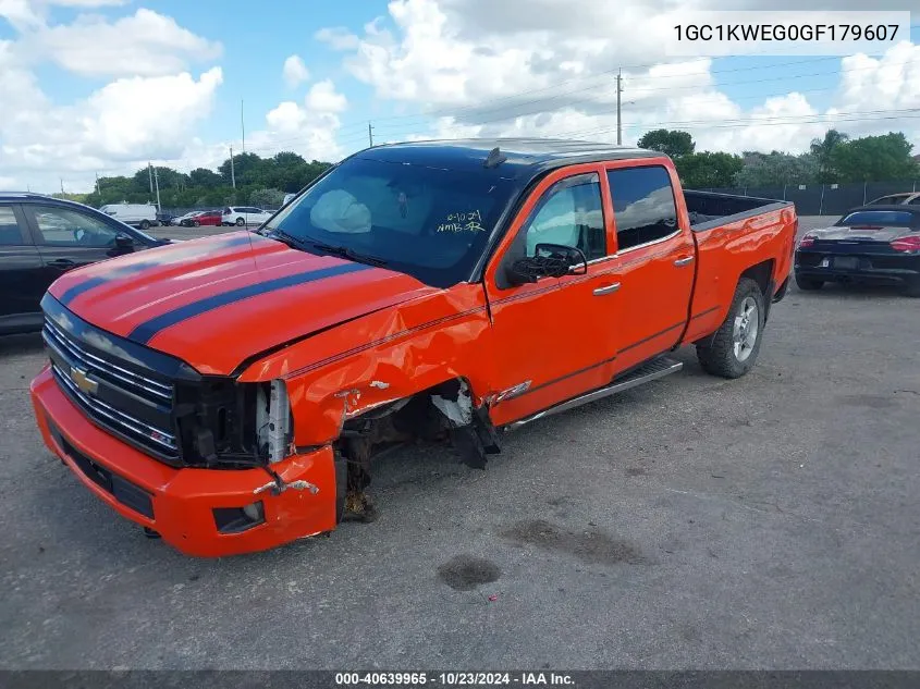 2016 Chevrolet Silverado 2500Hd Ltz VIN: 1GC1KWEG0GF179607 Lot: 40639965