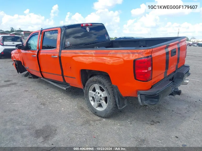 2016 Chevrolet Silverado 2500Hd Ltz VIN: 1GC1KWEG0GF179607 Lot: 40639965