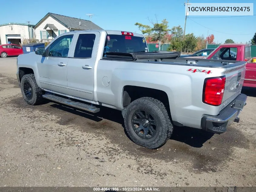 2016 Chevrolet Silverado 1500 1Lt VIN: 1GCVKREH5GZ192475 Lot: 40641986