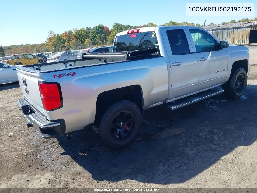 2016 Chevrolet Silverado 1500 1Lt VIN: 1GCVKREH5GZ192475 Lot: 40641986