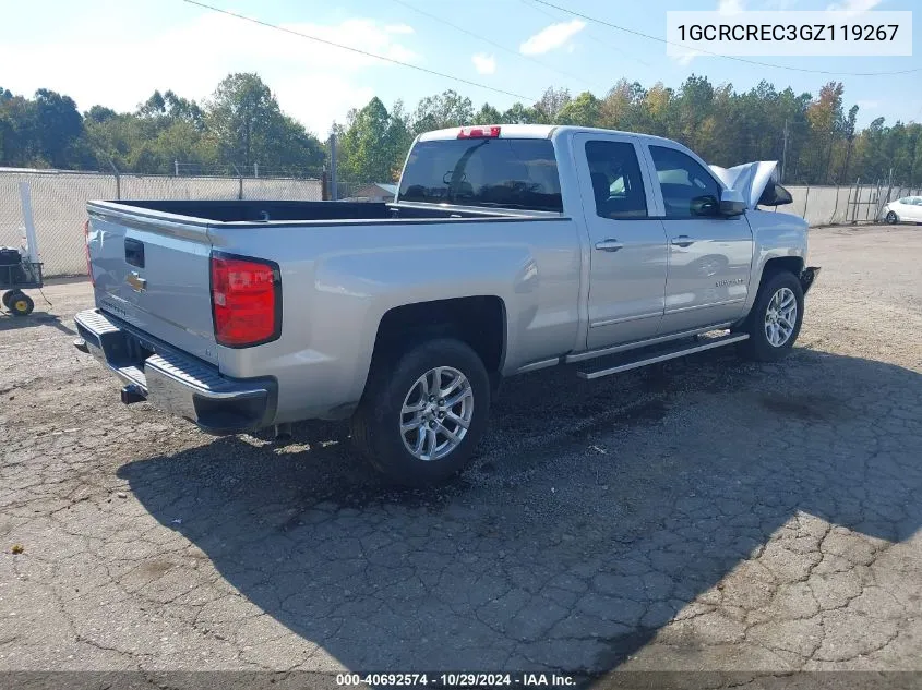 2016 Chevrolet Silverado 1500 1Lt VIN: 1GCRCREC3GZ119267 Lot: 40692574