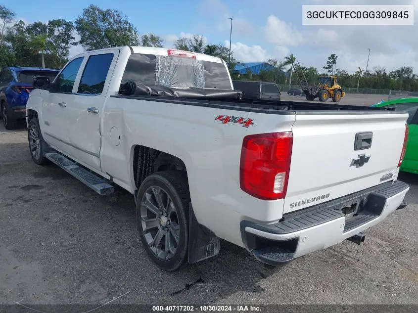 3GCUKTEC0GG309845 2016 Chevrolet Silverado 1500 High Country