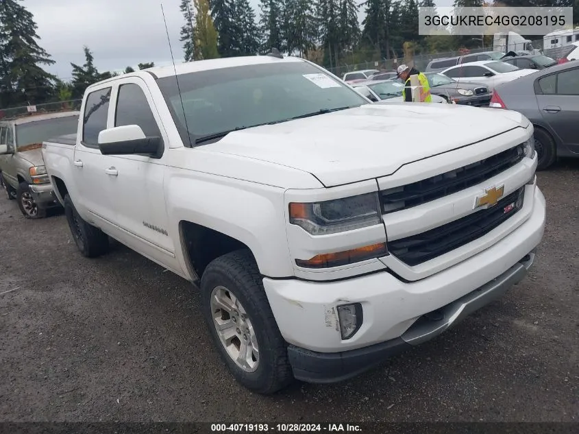 2016 Chevrolet Silverado K1500 Lt VIN: 3GCUKREC4GG208195 Lot: 40719193