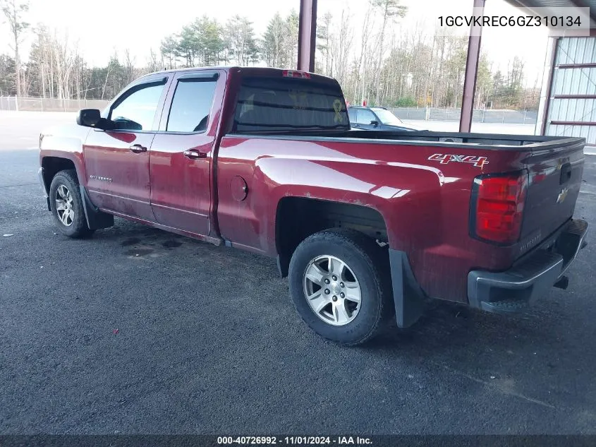 2016 Chevrolet Silverado 1500 1Lt VIN: 1GCVKREC6GZ310134 Lot: 40726992