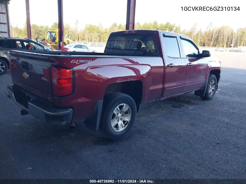 2016 Chevrolet Silverado 1500 1Lt VIN: 1GCVKREC6GZ310134 Lot: 40726992