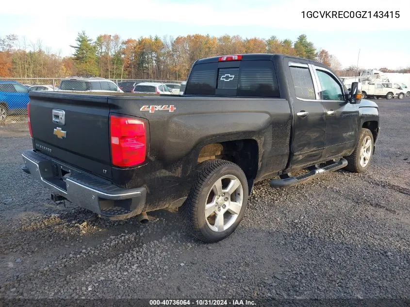 1GCVKREC0GZ143415 2016 Chevrolet Silverado 1500 1Lt