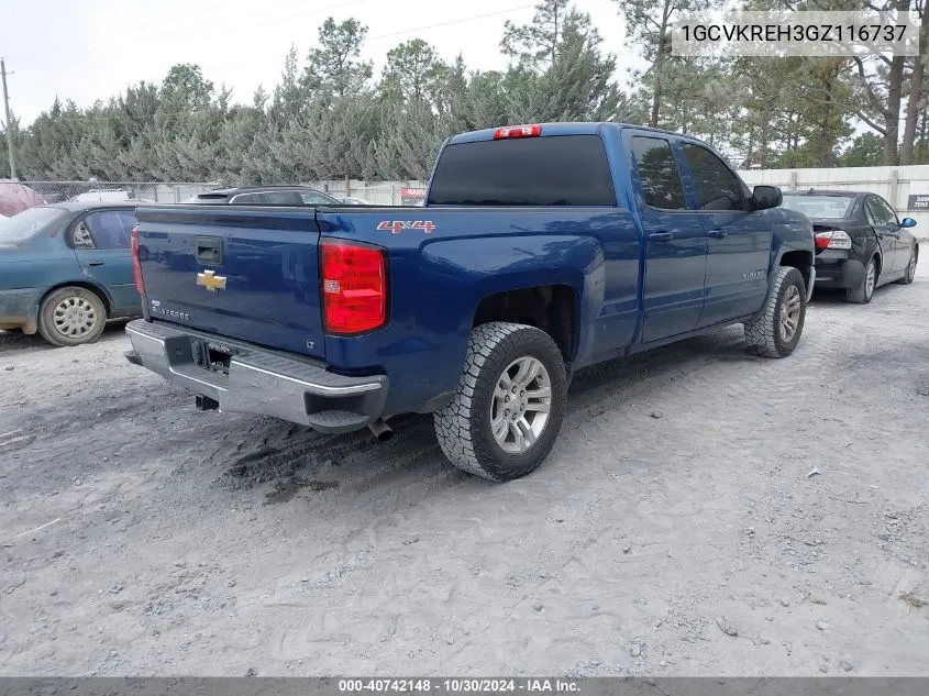 2016 Chevrolet Silverado 1500 1Lt VIN: 1GCVKREH3GZ116737 Lot: 40742148