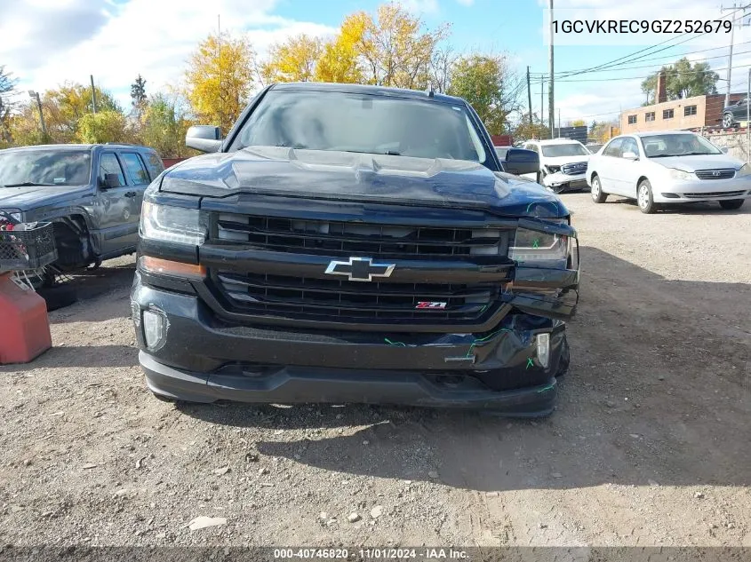 2016 Chevrolet Silverado 1500 2Lt VIN: 1GCVKREC9GZ252679 Lot: 40746820