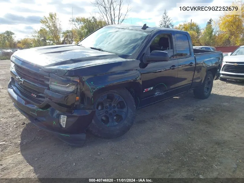 2016 Chevrolet Silverado 1500 2Lt VIN: 1GCVKREC9GZ252679 Lot: 40746820