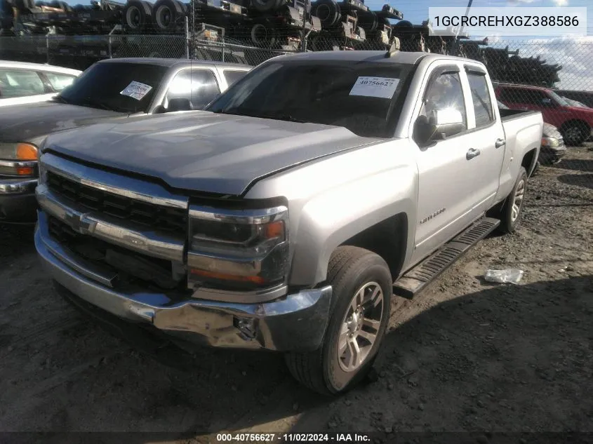 2016 Chevrolet Silverado 1500 1Lt VIN: 1GCRCREHXGZ388586 Lot: 40756627