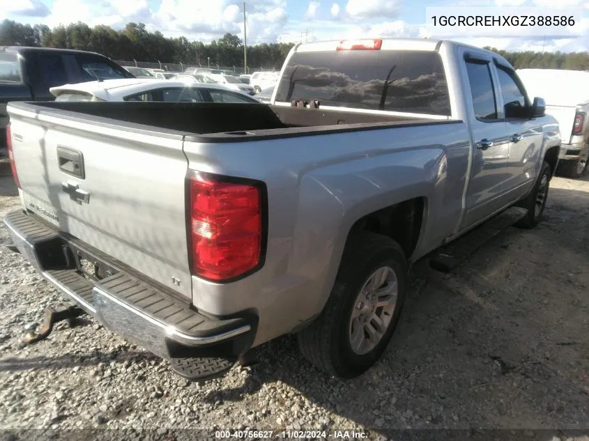 2016 Chevrolet Silverado 1500 1Lt VIN: 1GCRCREHXGZ388586 Lot: 40756627