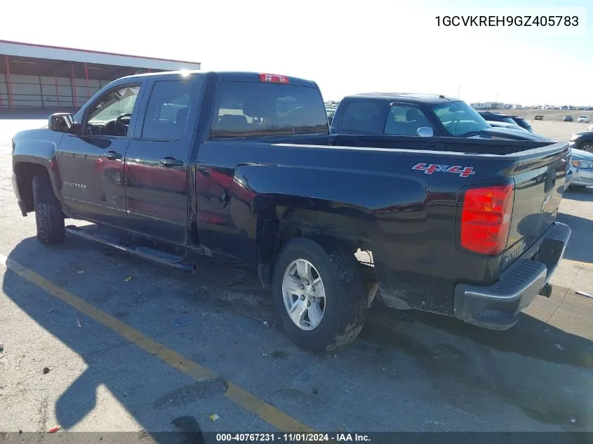 2016 Chevrolet Silverado 1500 1Lt VIN: 1GCVKREH9GZ405783 Lot: 40767231