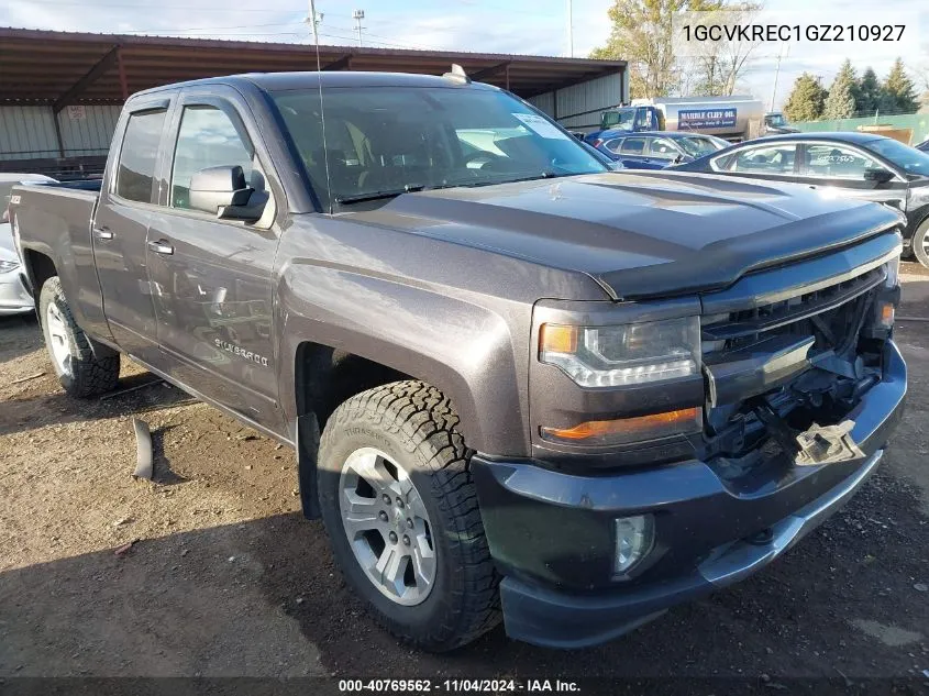 2016 Chevrolet Silverado 1500 2Lt VIN: 1GCVKREC1GZ210927 Lot: 40769562