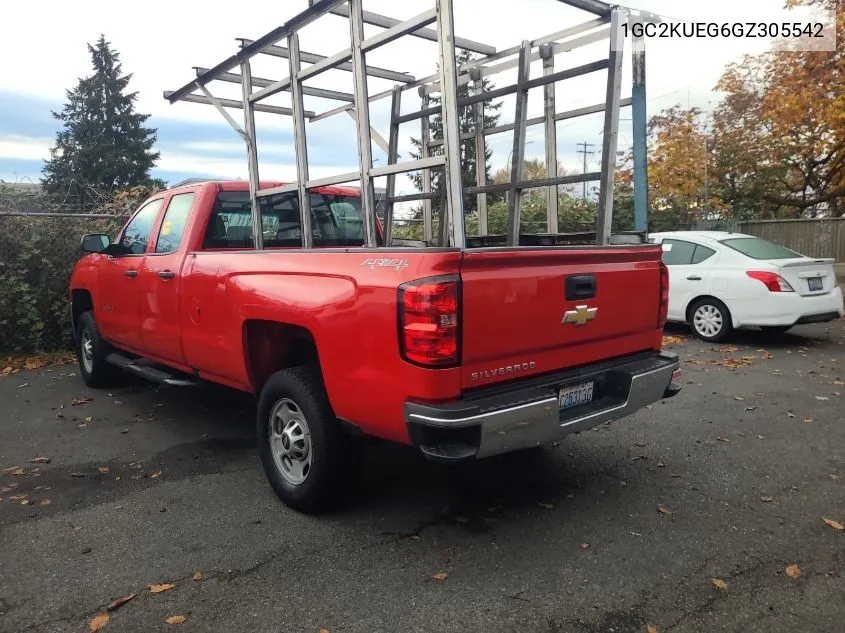 2016 Chevrolet Silverado K2500 Heavy Duty VIN: 1GC2KUEG6GZ305542 Lot: 40771436