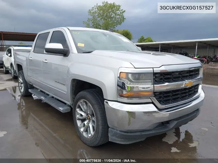 2016 Chevrolet Silverado 1500 1Lt VIN: 3GCUKRECXGG157527 Lot: 40775630