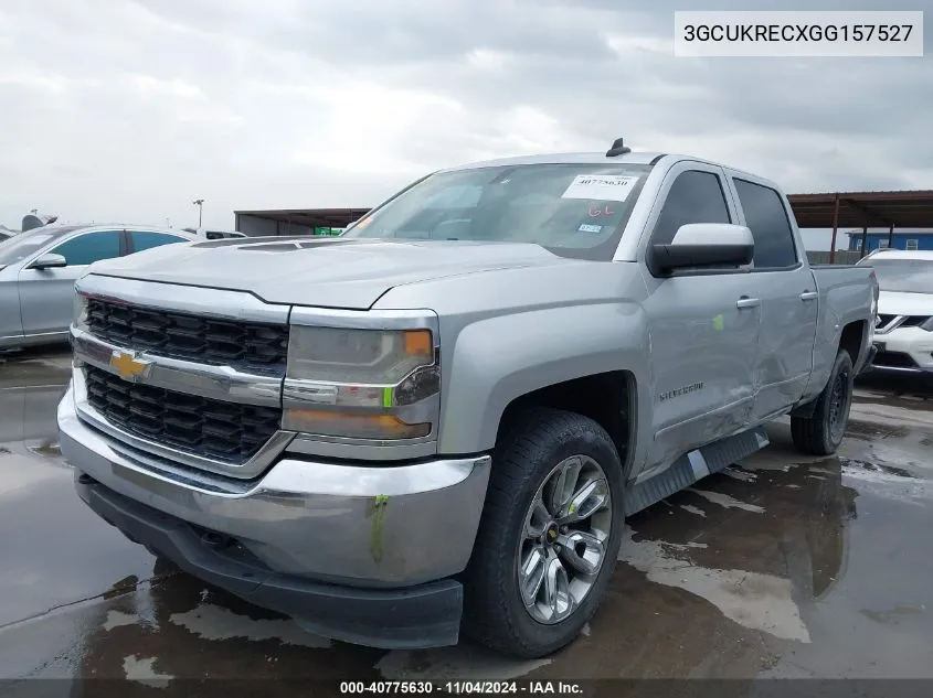 2016 Chevrolet Silverado 1500 1Lt VIN: 3GCUKRECXGG157527 Lot: 40775630