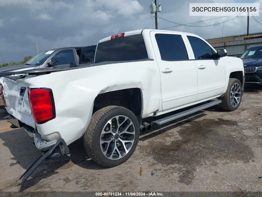 2016 Chevrolet Silverado 1500 1Lt VIN: 3GCPCREH5GG166156 Lot: 40781234