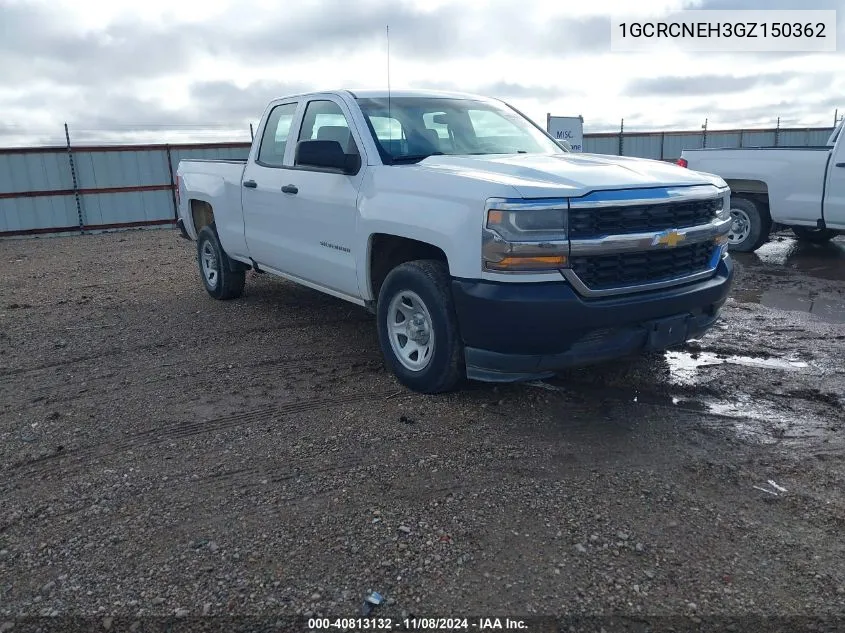 2016 Chevrolet Silverado 1500 Wt VIN: 1GCRCNEH3GZ150362 Lot: 40813132