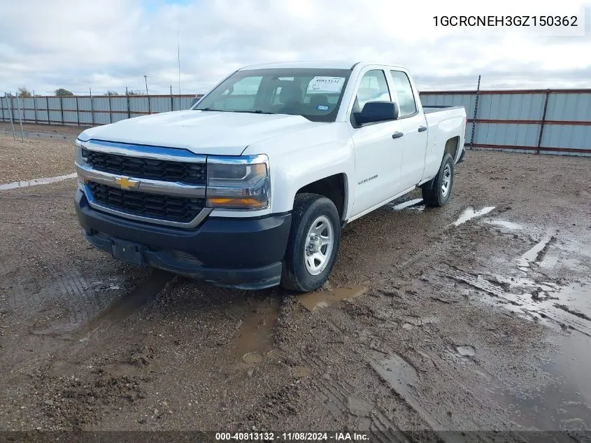 2016 Chevrolet Silverado 1500 Wt VIN: 1GCRCNEH3GZ150362 Lot: 40813132