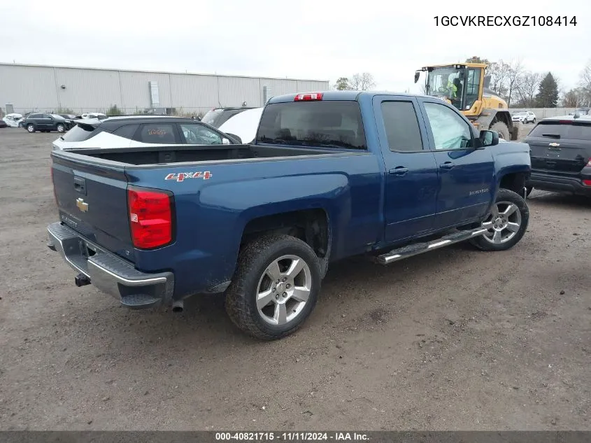 2016 Chevrolet Silverado K1500 Lt VIN: 1GCVKRECXGZ108414 Lot: 40821715