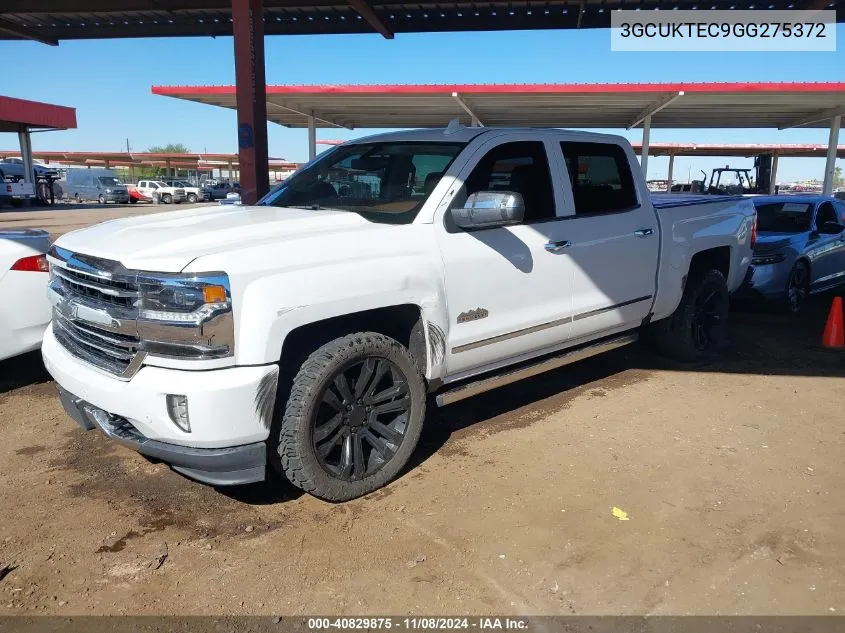 2016 Chevrolet Silverado 1500 High Country VIN: 3GCUKTEC9GG275372 Lot: 40829875