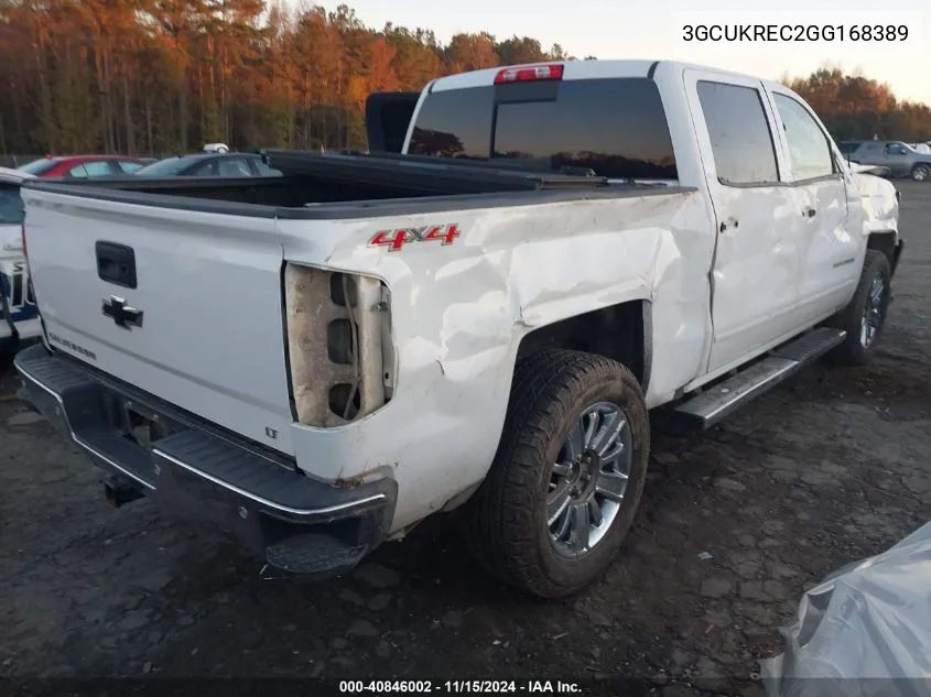 2016 Chevrolet Silverado 1500 1Lt VIN: 3GCUKREC2GG168389 Lot: 40846002