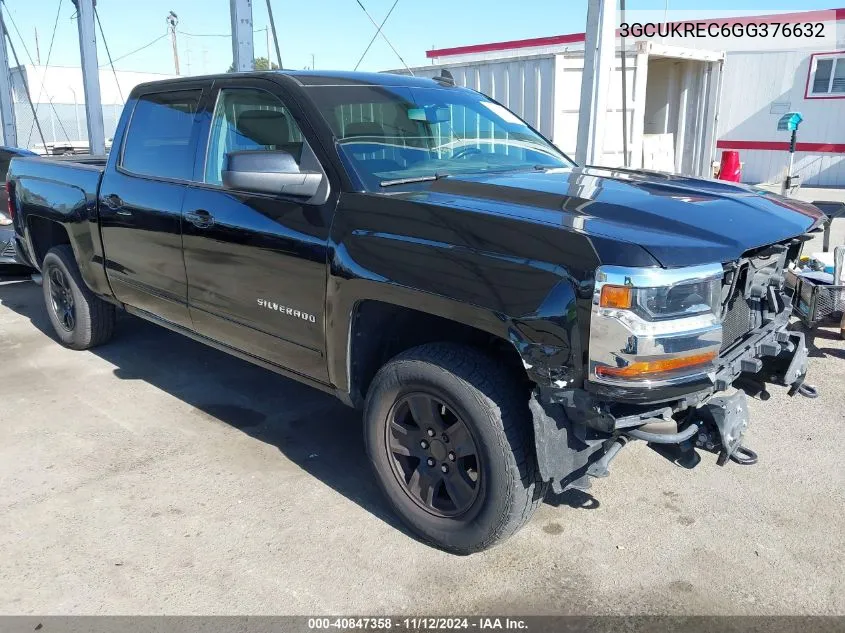 2016 Chevrolet Silverado 1500 1Lt VIN: 3GCUKREC6GG376632 Lot: 40847358