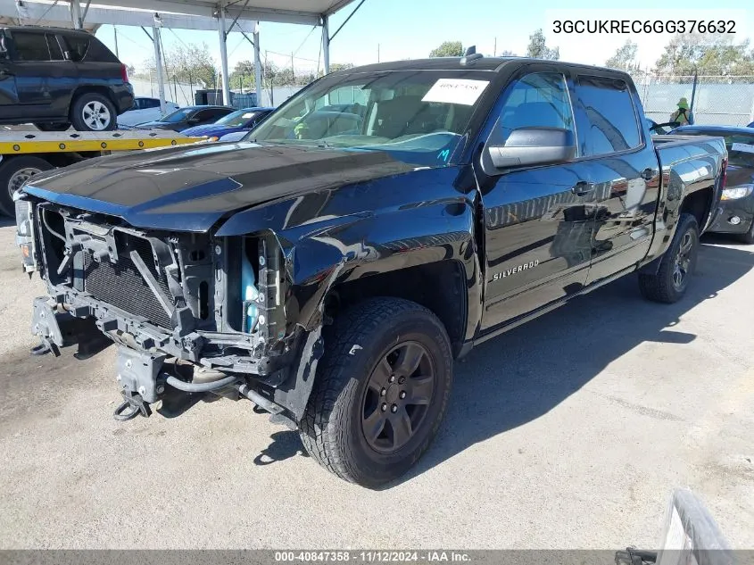 2016 Chevrolet Silverado 1500 1Lt VIN: 3GCUKREC6GG376632 Lot: 40847358