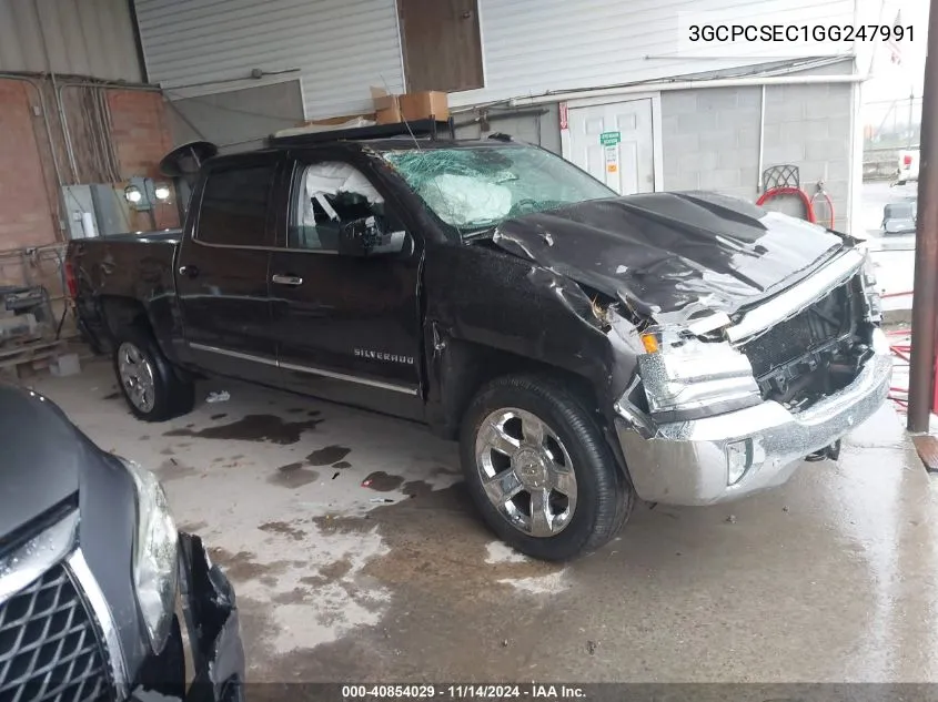 2016 Chevrolet Silverado 1500 1Lz VIN: 3GCPCSEC1GG247991 Lot: 40854029