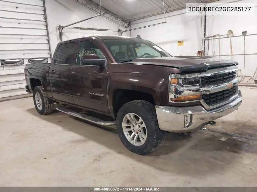 2016 Chevrolet Silverado 1500 1Lt VIN: 3GCUKREC2GG285177 Lot: 40858872