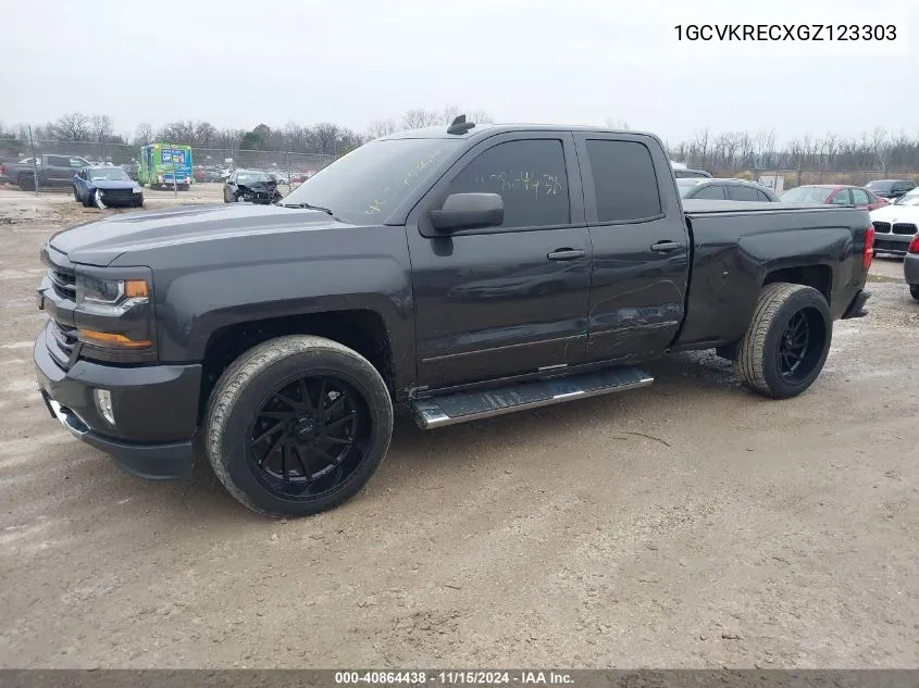 2016 Chevrolet Silverado 1500 2Lt VIN: 1GCVKRECXGZ123303 Lot: 40864438