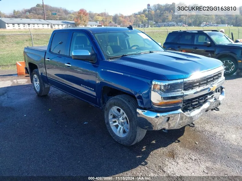 2016 Chevrolet Silverado 1500 1Lt VIN: 3GCUKREC2GG163810 Lot: 40870050