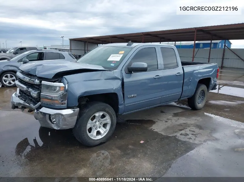 2016 Chevrolet Silverado 1500 1Lt VIN: 1GCRCREC0GZ212196 Lot: 40895841