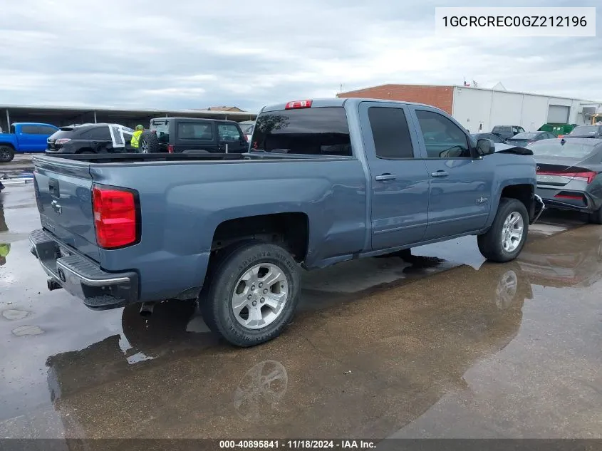 2016 Chevrolet Silverado 1500 1Lt VIN: 1GCRCREC0GZ212196 Lot: 40895841