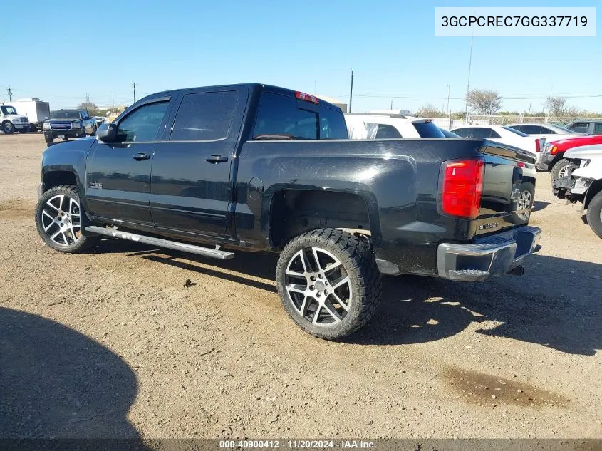 2016 Chevrolet Silverado 1500 1Lt VIN: 3GCPCREC7GG337719 Lot: 40900412