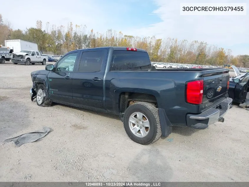 2017 Chevrolet Silverado 1500 VIN: 3GCPCREC9HG379455 Lot: 12048893