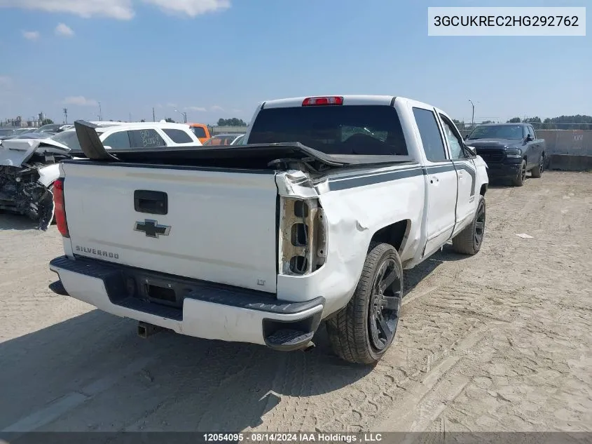 3GCUKREC2HG292762 2017 Chevrolet Silverado K1500 Lt