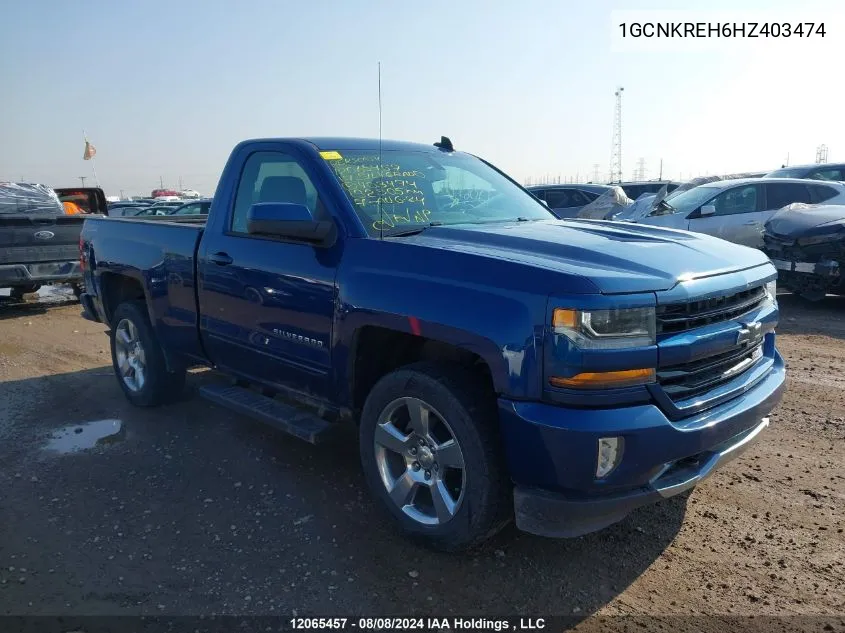 1GCNKREH6HZ403474 2017 Chevrolet Silverado K1500 Lt