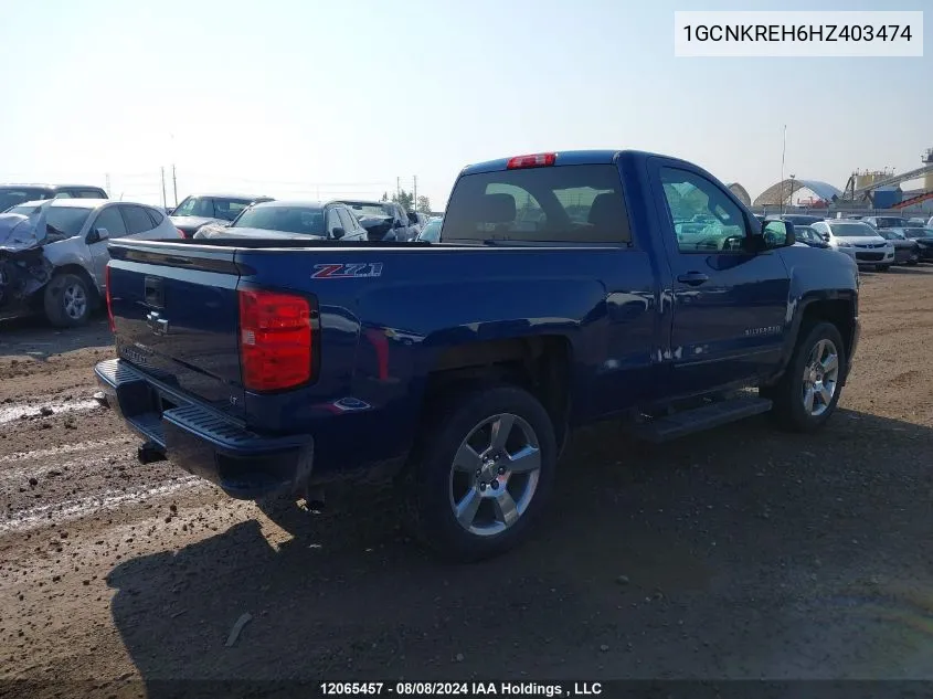 1GCNKREH6HZ403474 2017 Chevrolet Silverado K1500 Lt