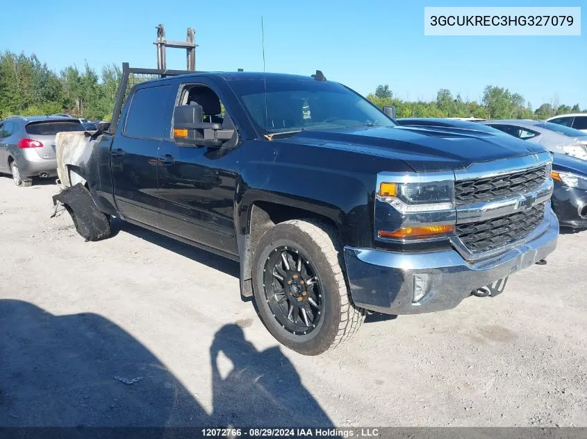 2017 Chevrolet Silverado K1500 Lt VIN: 3GCUKREC3HG327079 Lot: 12072766