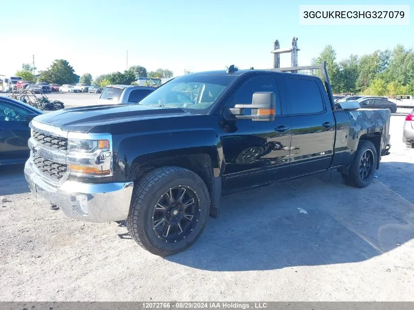 2017 Chevrolet Silverado K1500 Lt VIN: 3GCUKREC3HG327079 Lot: 12072766