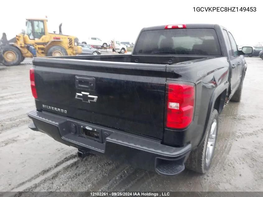 2017 Chevrolet Silverado 1500 VIN: 1GCVKPEC8HZ149453 Lot: 12102261