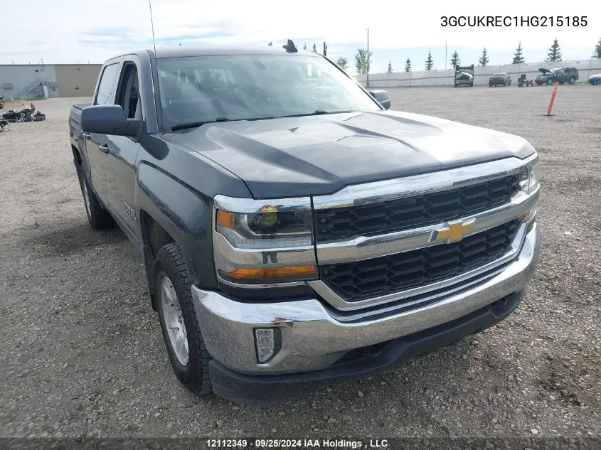 2017 Chevrolet Silverado K1500 Lt VIN: 3GCUKREC1HG215185 Lot: 12112349