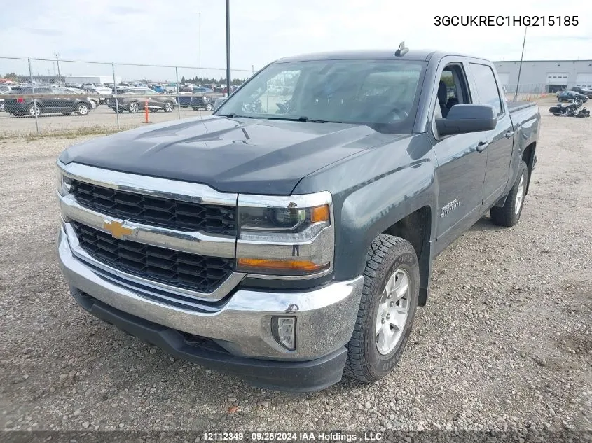 2017 Chevrolet Silverado K1500 Lt VIN: 3GCUKREC1HG215185 Lot: 12112349