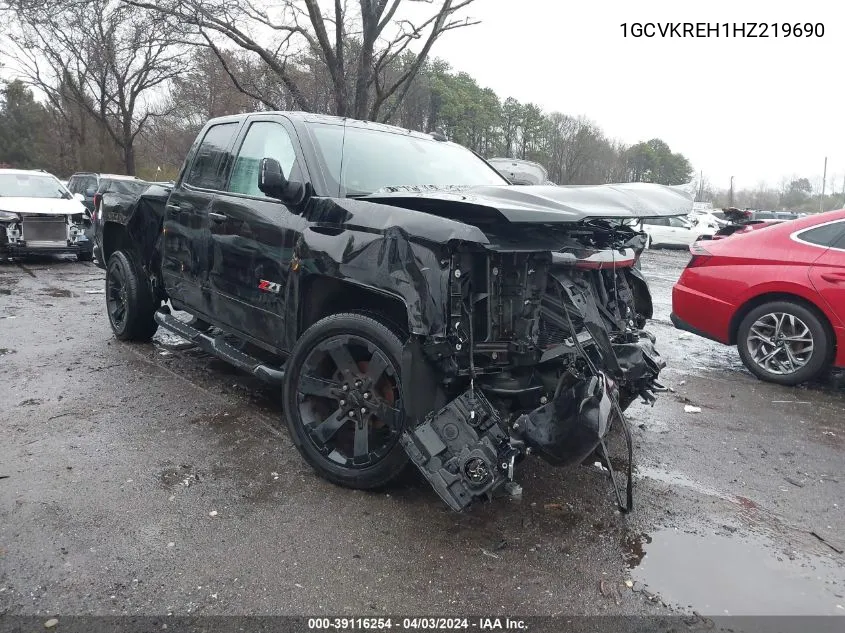 2017 Chevrolet Silverado 1500 2Lt VIN: 1GCVKREH1HZ219690 Lot: 39116254