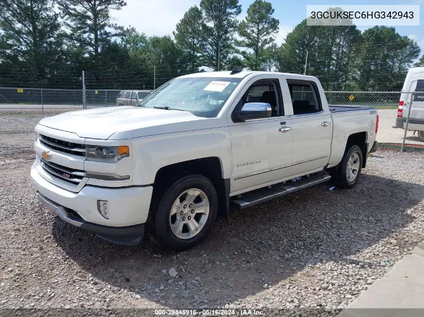 2017 Chevrolet Silverado 1500 2Lz VIN: 3GCUKSEC6HG342943 Lot: 39445916