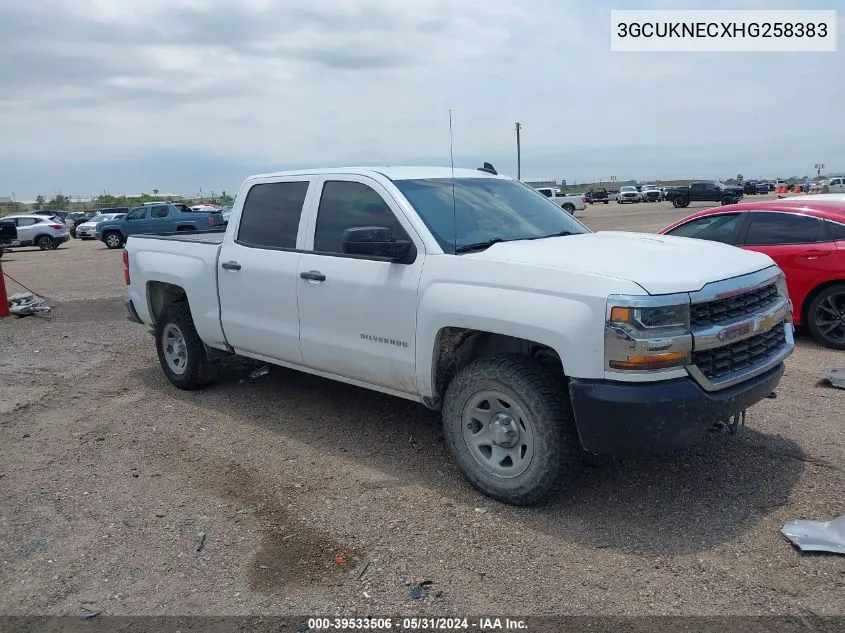 3GCUKNECXHG258383 2017 Chevrolet Silverado 1500 Wt