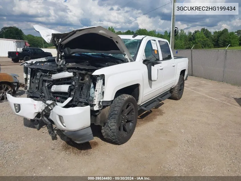 2017 Chevrolet Silverado 1500 2Lt VIN: 3GCUKREC2HG199434 Lot: 39534493