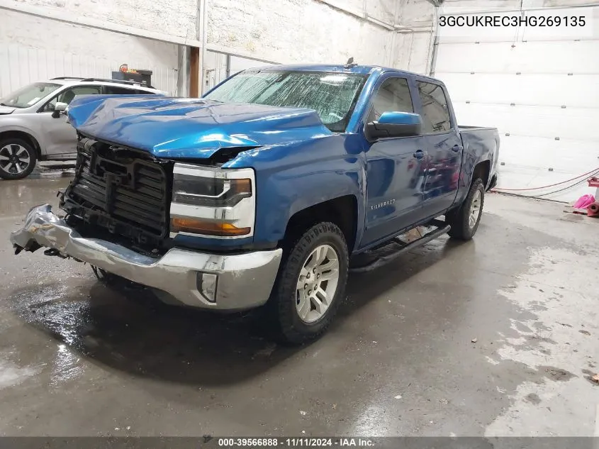 2017 Chevrolet Silverado 1500 1Lt VIN: 3GCUKREC3HG269135 Lot: 39566888